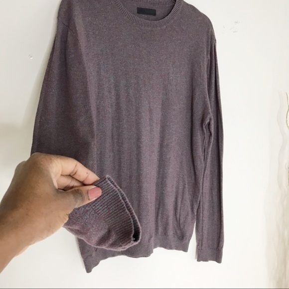 Asos purple crew neck sweater size L - Picture 3 of 6